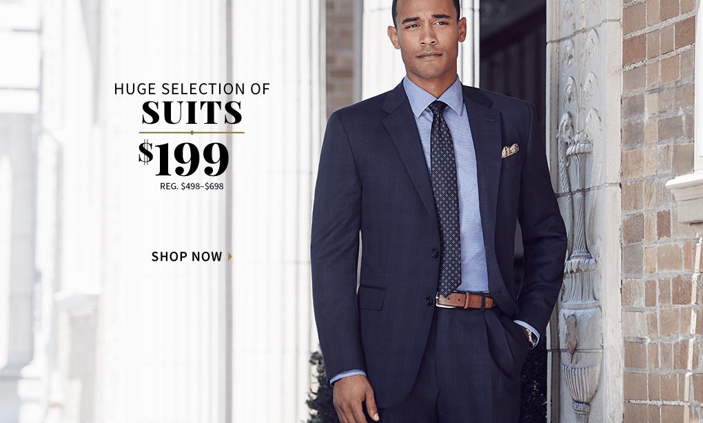 Shop Men's Suits & Clothing Expert in Men’s Apparel since 1905 Jos