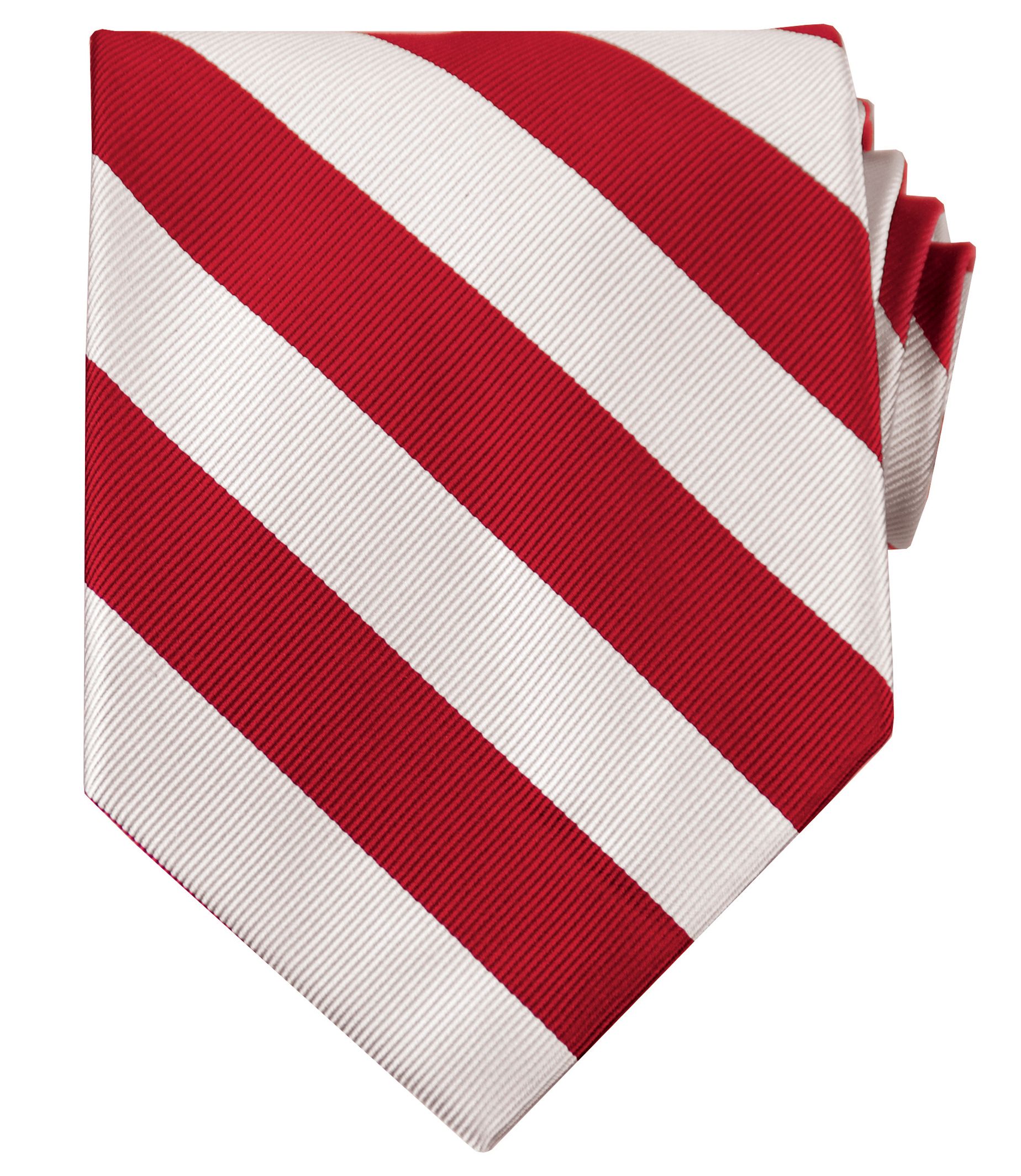 Collegiate Tie-Crimson/White
