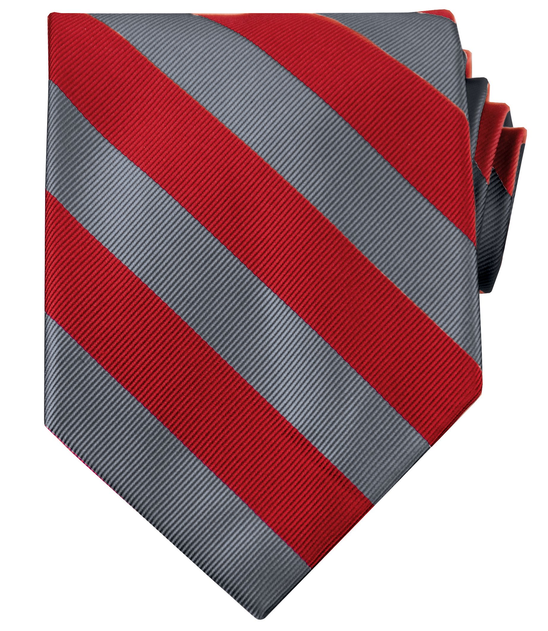 Collegiate Tie-Scarlet/Grey