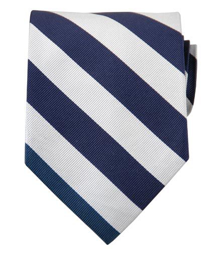 Collegiate Tie-Blue/White