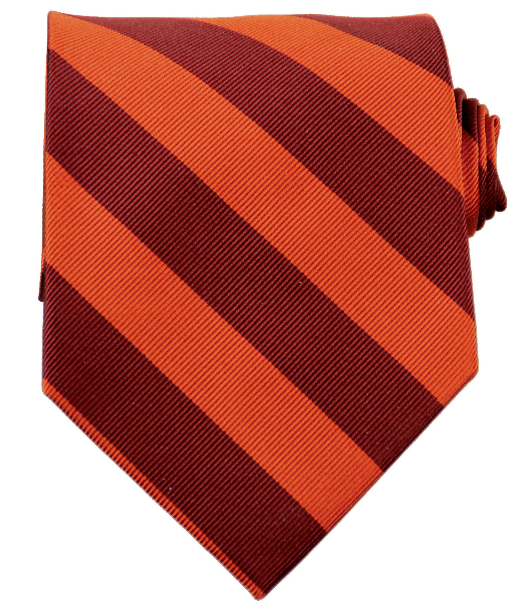 Collegiate Tie-Maroon/Burnt Orange
