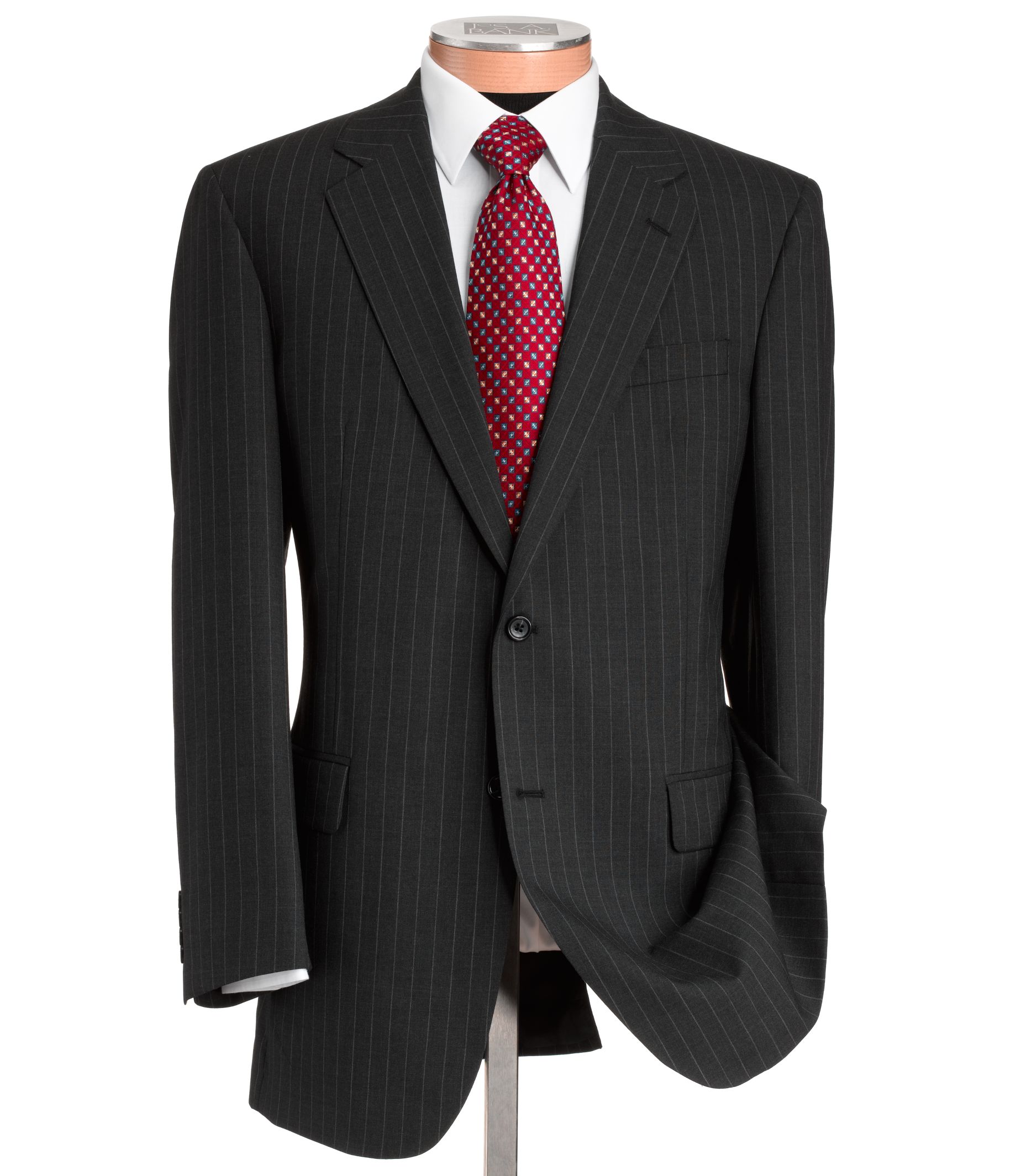 JosBank : Factory/Outlet 2-Button Wool Suit : Men's clothing (dress & casual) > Suits