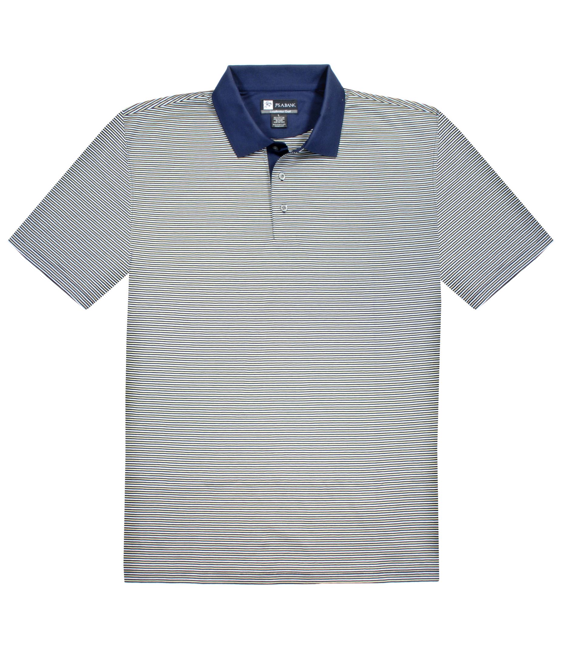 Mercerized Patterned Multi Color Feeder Stripe Polo