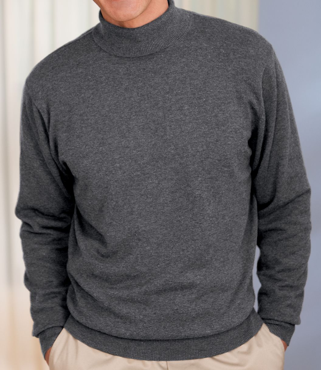 Signature Pima Cotton Turtleneck Sweater- Get Your 2nd 25% OFF, 3rd FREE!