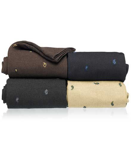 Falling Leaf Mid-Calf Fashion Socks
