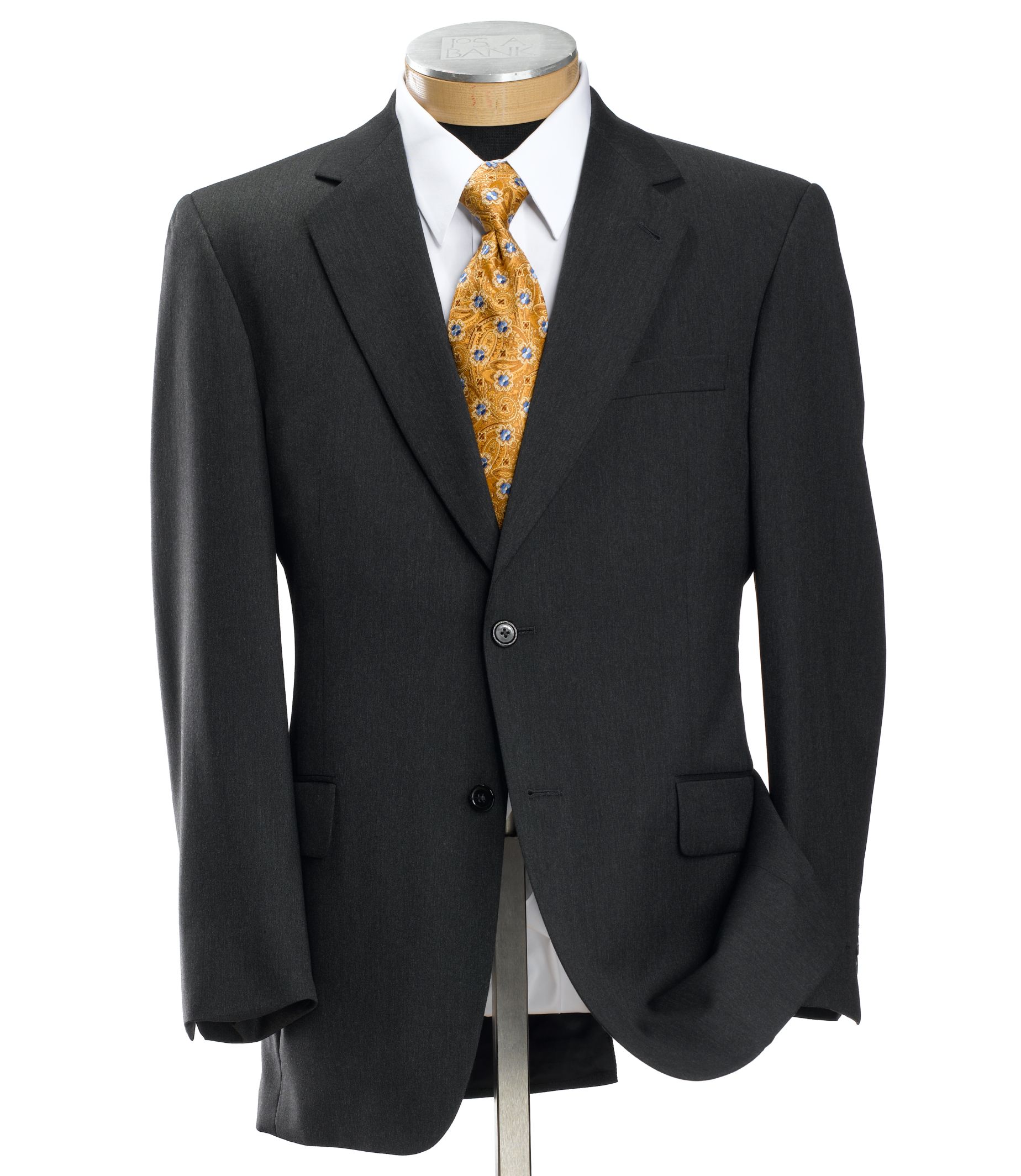 Signature 2-Button Jacket- Black, Grey, Navy Stripe
