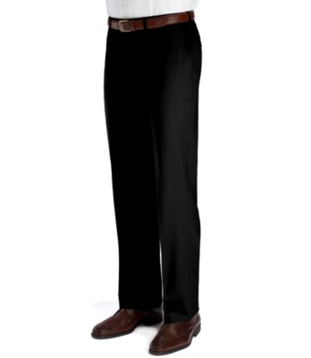 JoS. A. Bank Signature Plain Front Trousers- Black...