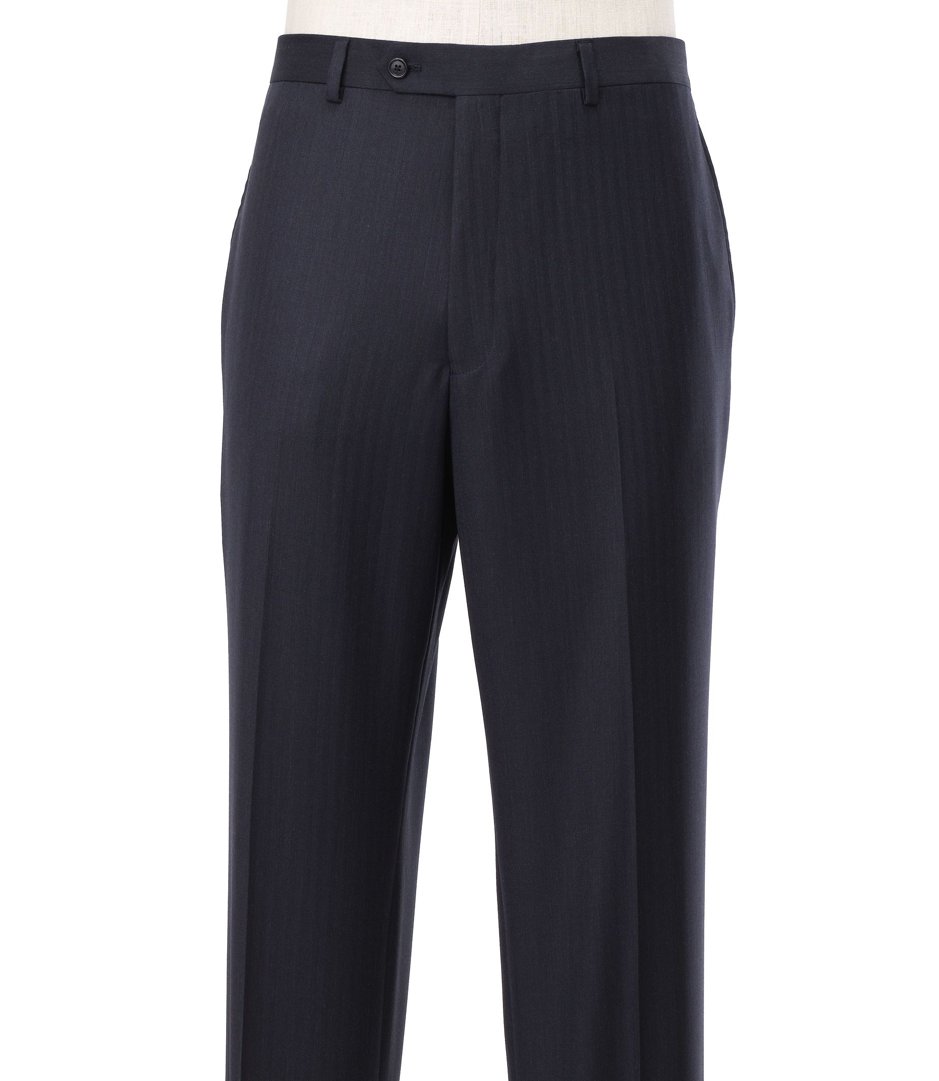 Signature Plain Front Trousers