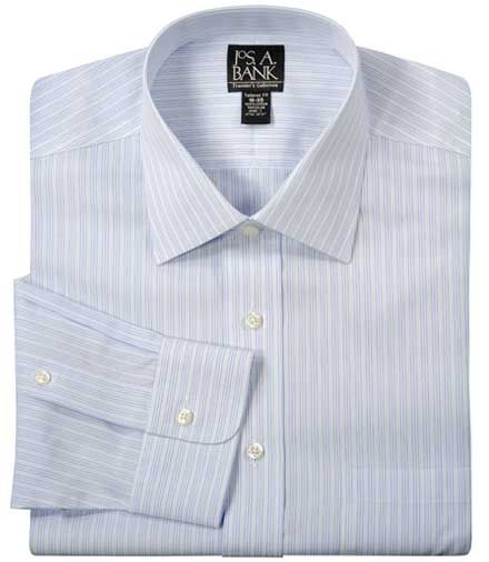 Traveler Tailored Fit Spread Collar Dress Shirt