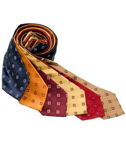 Satin Florette Pattern Tie