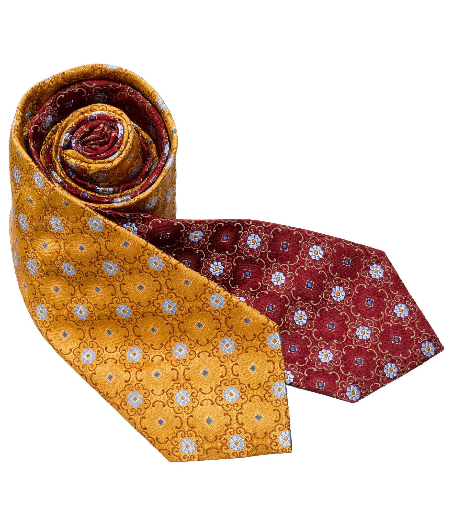 Signature Ornamental Floral Pattern Tie
