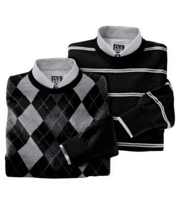 JoS. A. Bank Signature Merino Wool Crewneck Sweate...