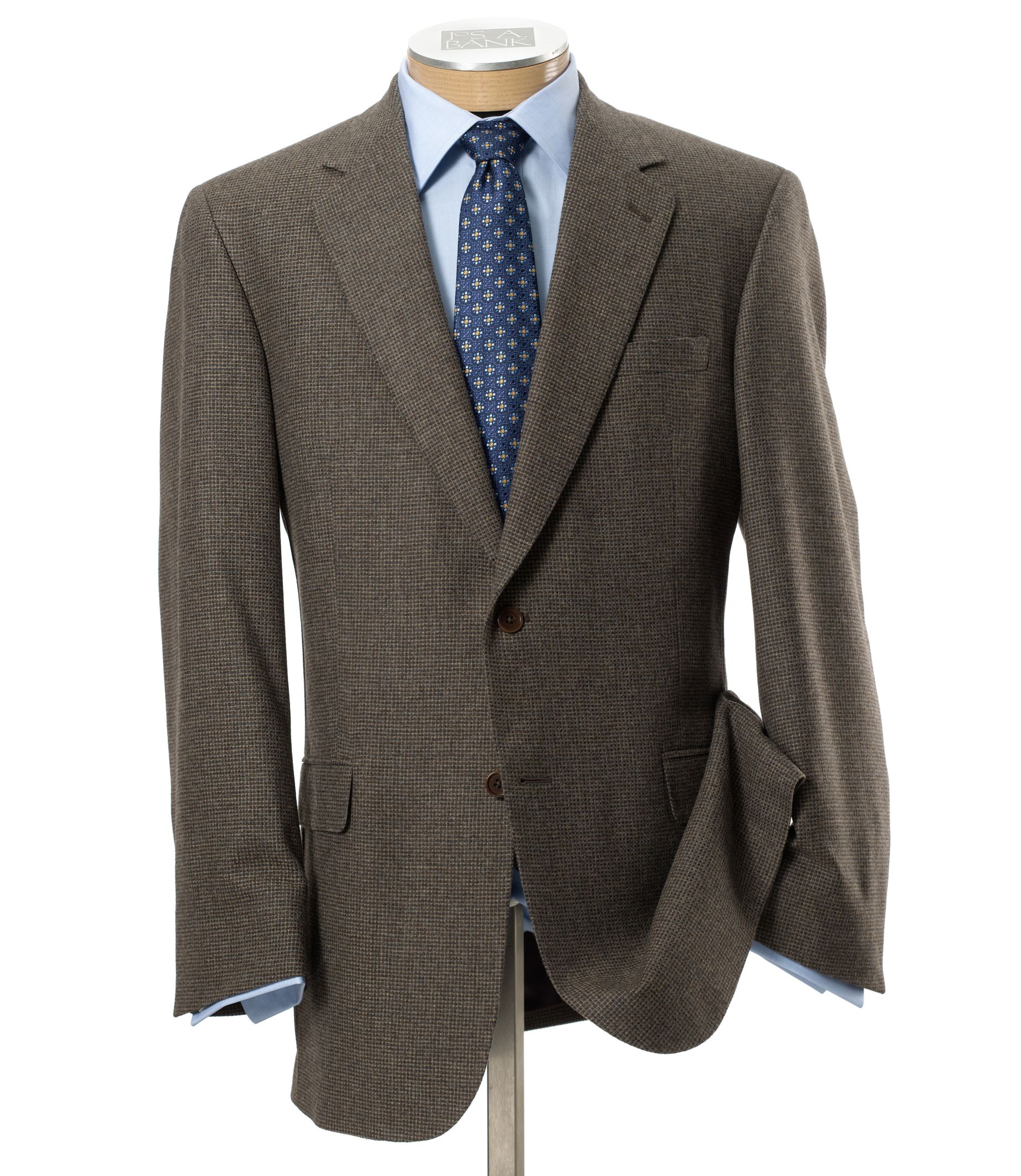 Signature Gold 3-Button Wool Sportcoat- In 2 Patterns