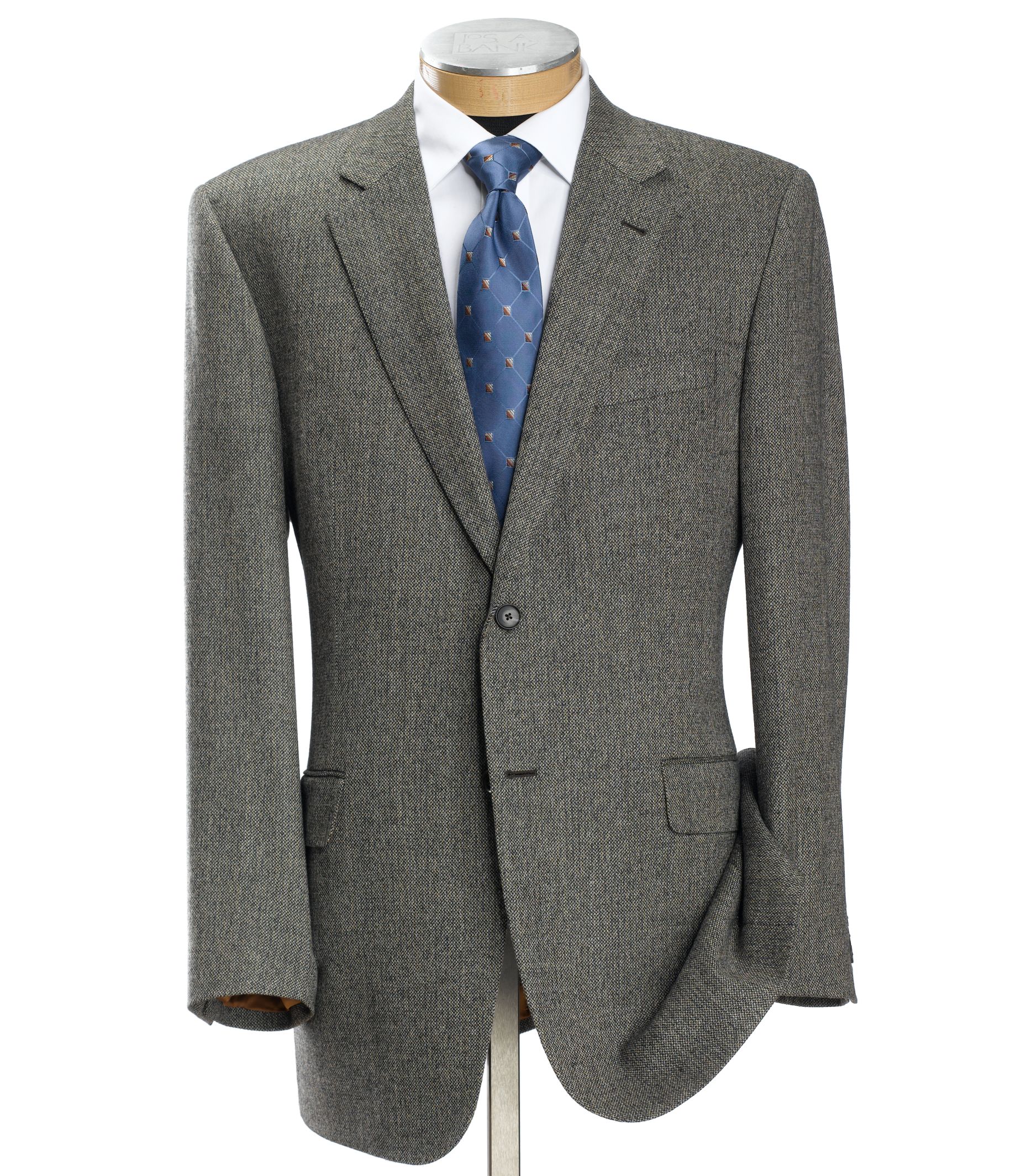 Joseph 2 Button Sportcoat- Grey/Taupe Crowsfoot