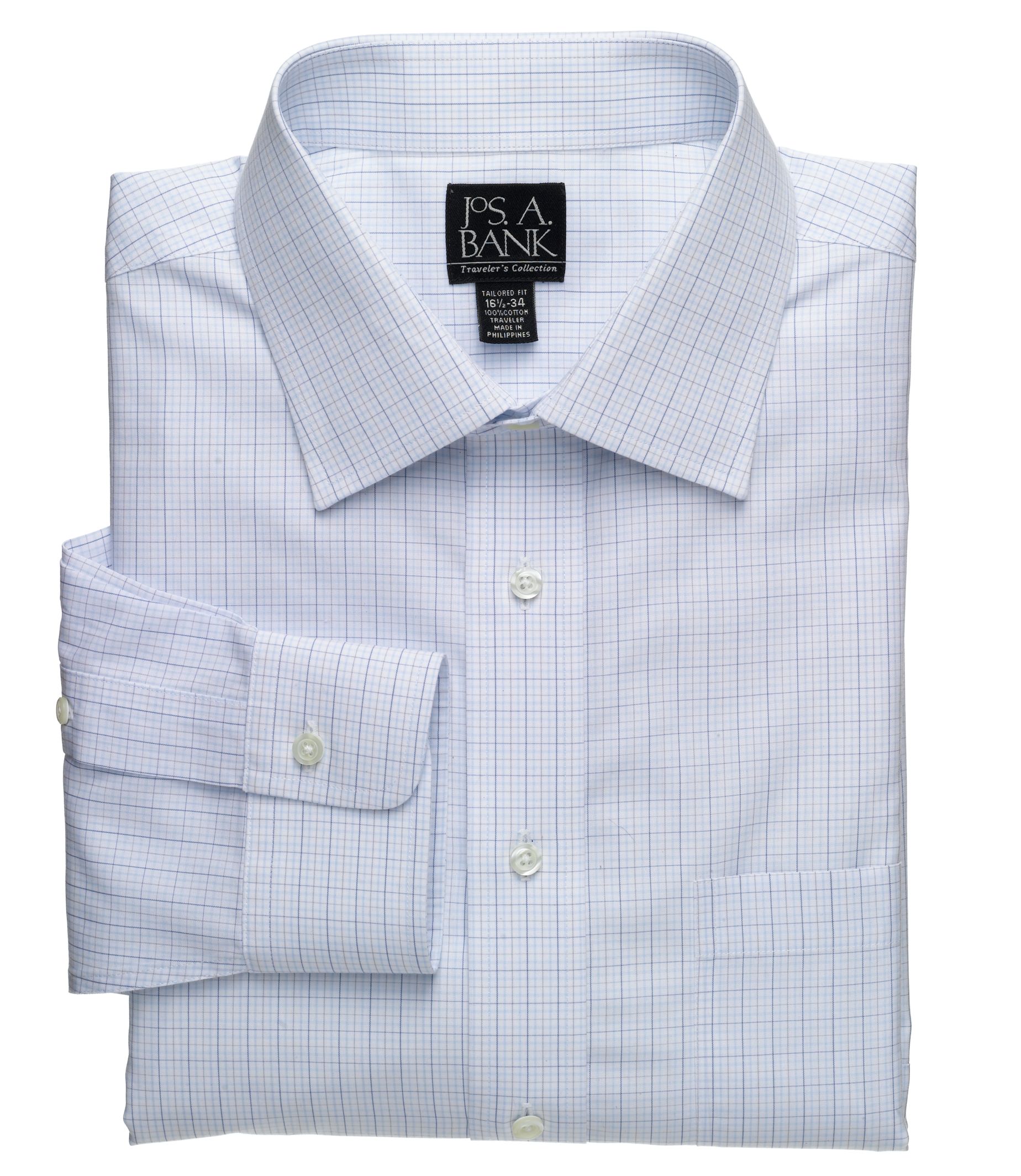 Check Out Mens Traveler Dress Shirt On Sale for $24.97 at Jos. A. Bank