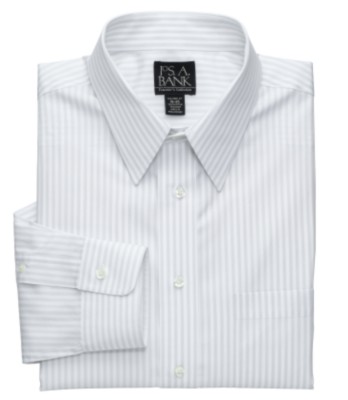 JoS. A. Bank Traveler Tailored Fit Point Collar St...