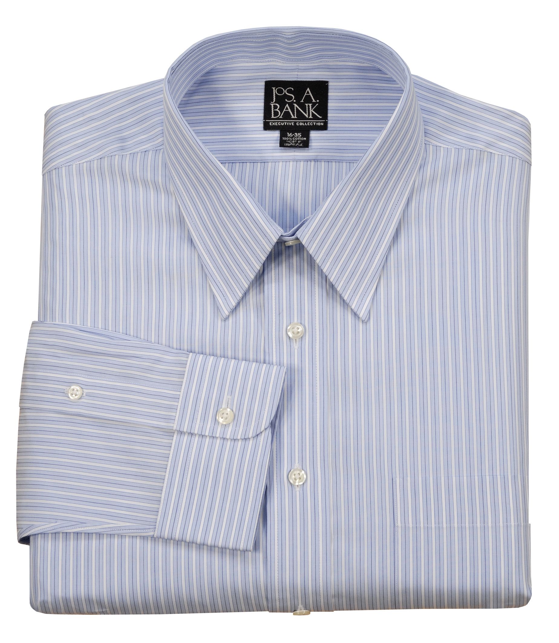 Executive Collection Poplin Point Collar Dress Shirt