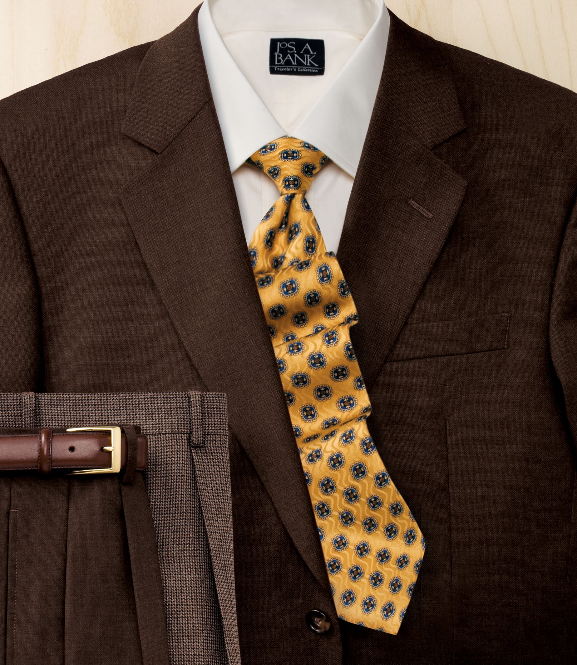 Jos. A. Bank Trio 3-Button Wool Suit