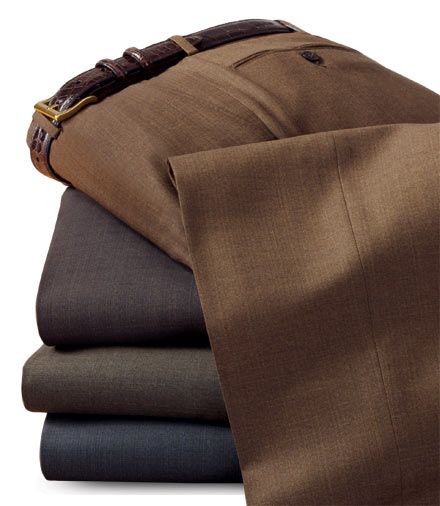 Joseph Wool Twill Plain Front Trouser