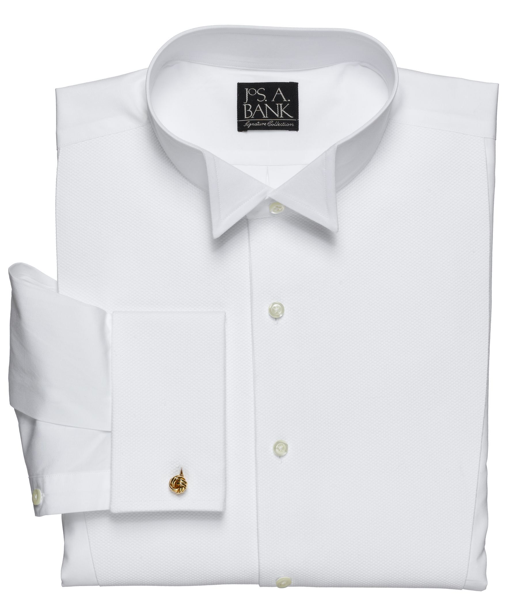 Art Pique Bib Wing Collar Formal Big/Tall Dress Shirt