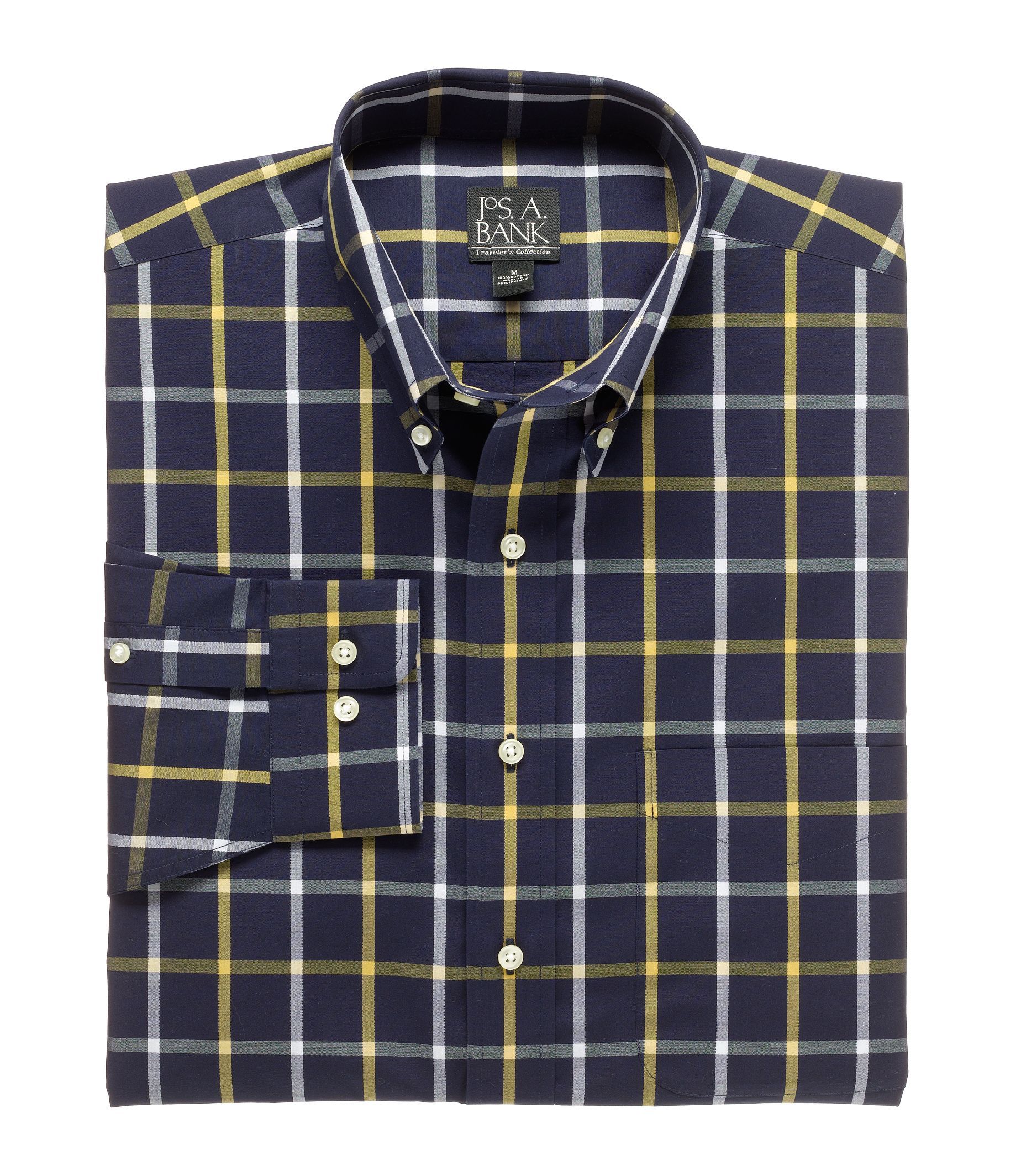 Traveler Patterned Buttondown Sportshirt Big or Tall