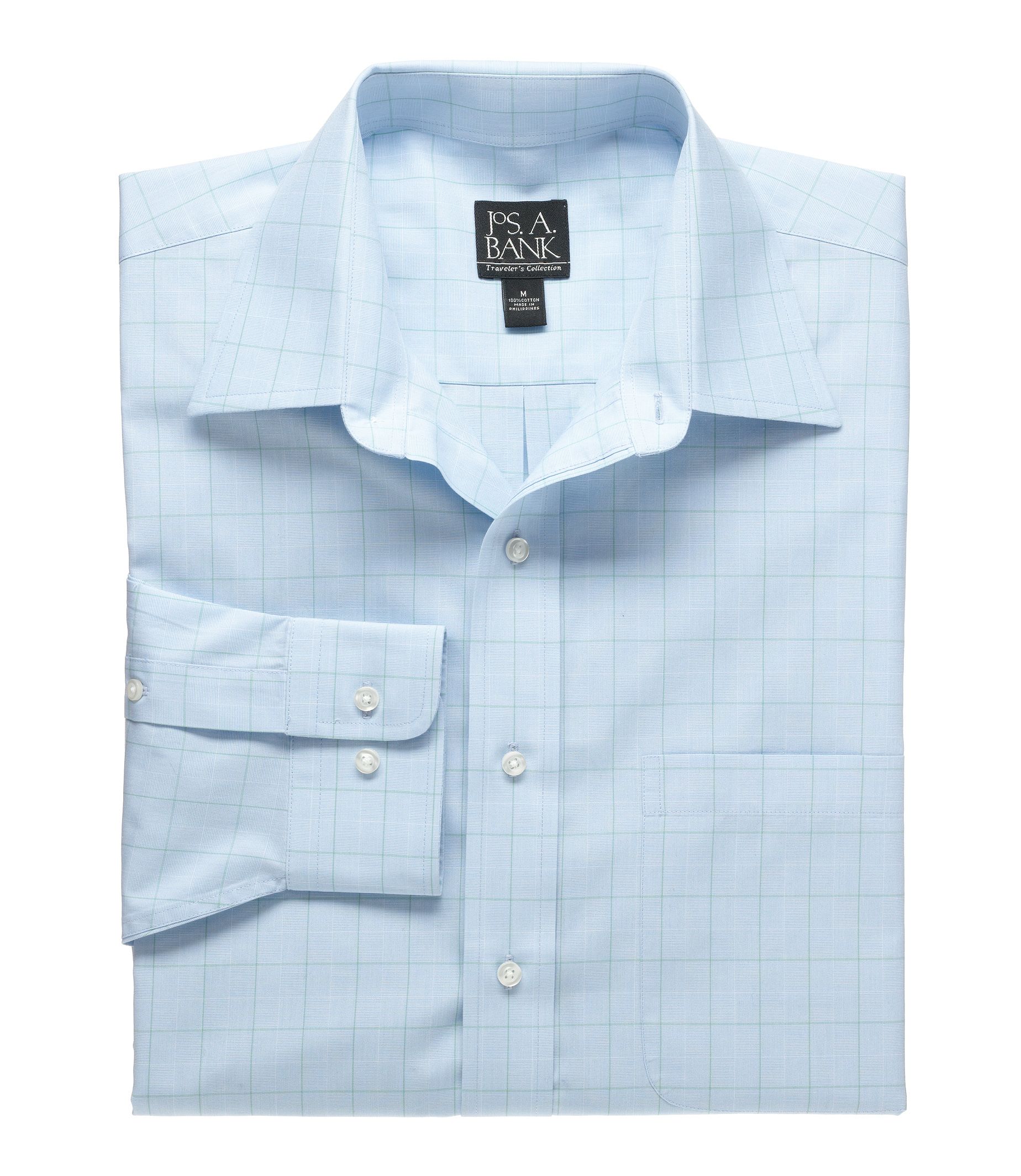 Traveler Patterned Point Collar Sportshirt
