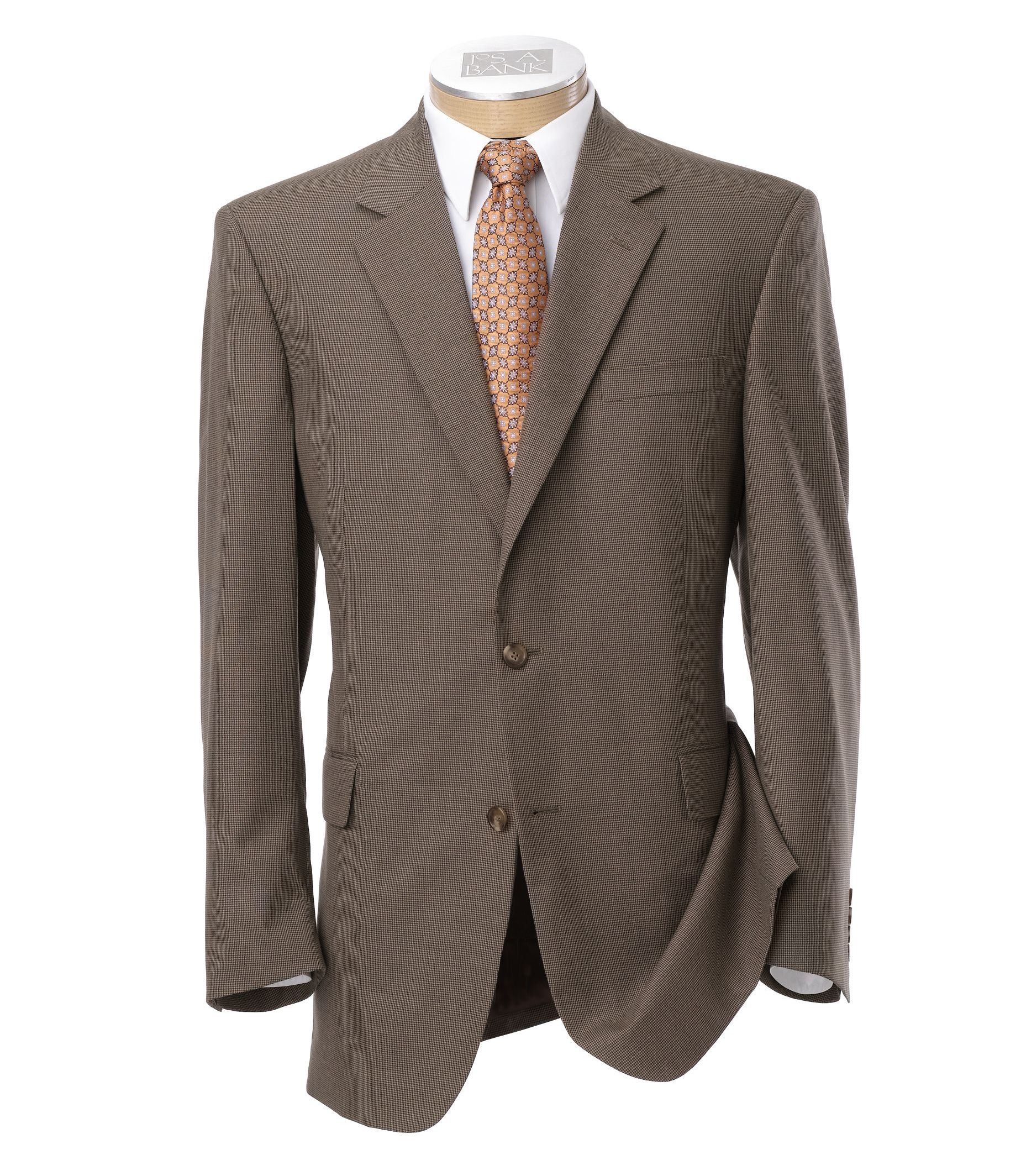 JoS. A. Bank: Mens Executive 2-Button Wool Suit On Sale for $99.00