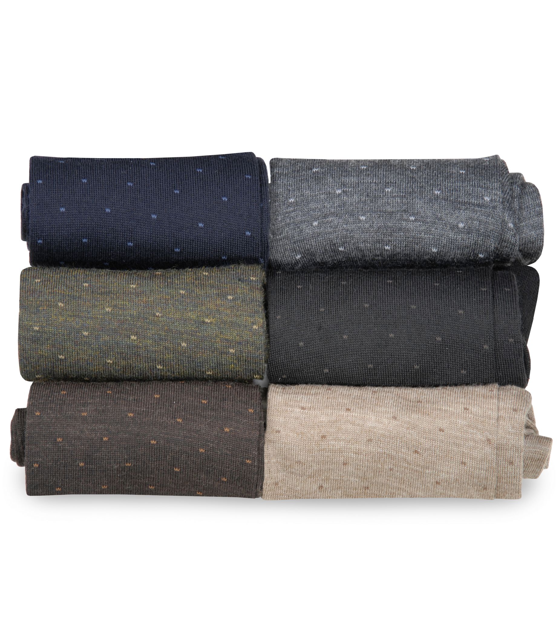 Heather Dot Mid-Calf Socks
