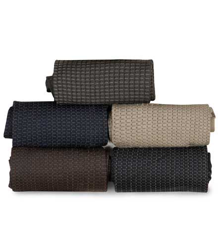 Mini Square Grid Over-the-Calf Socks
