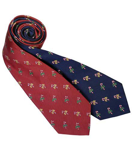 Holiday Candy Cane Tie
