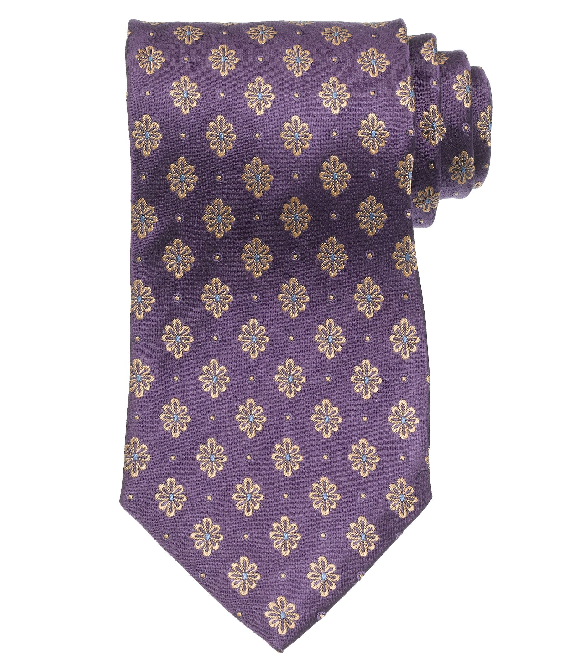 Signature Satin Medallion Tie