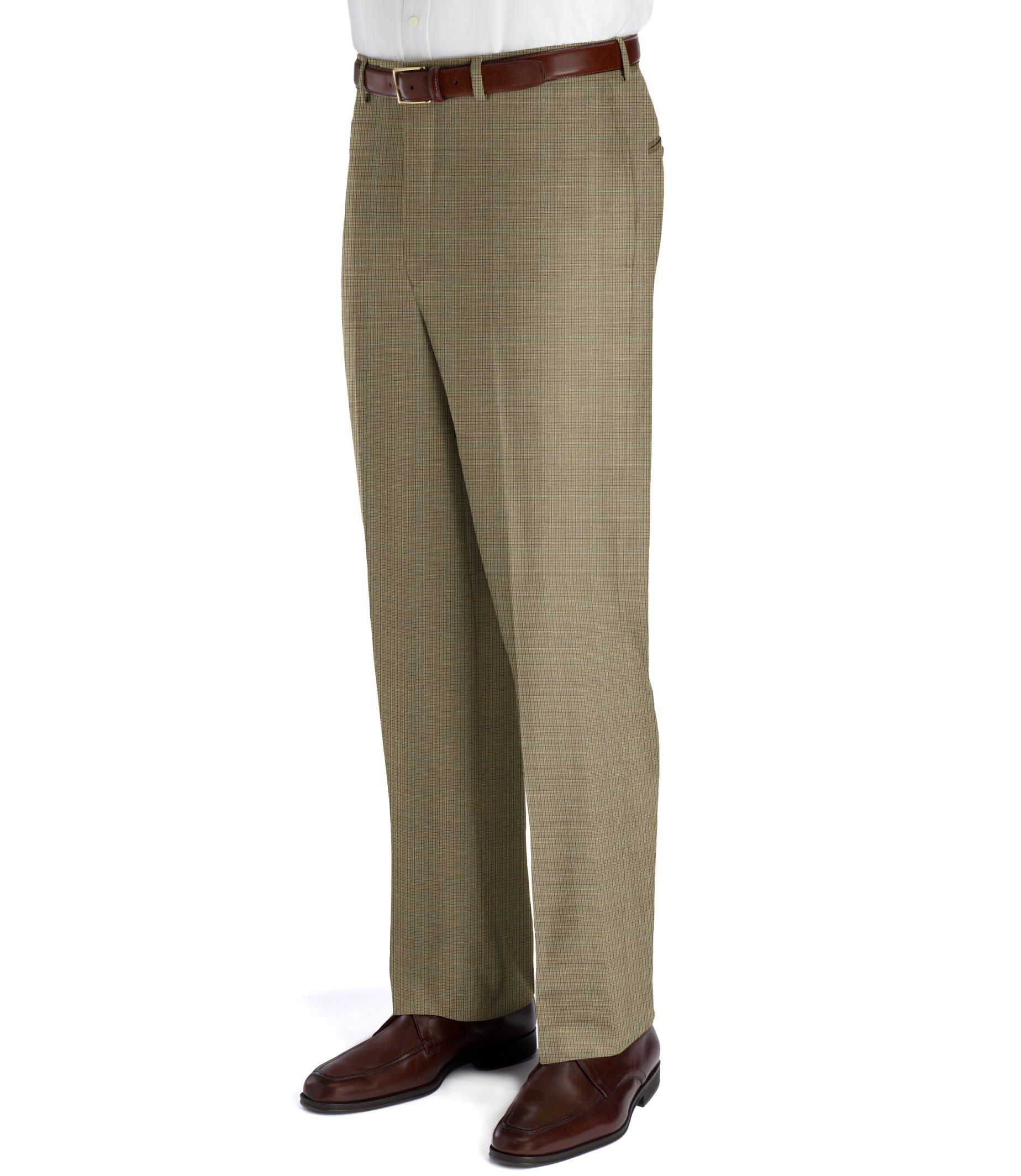 Executive Wool Plain Front Trouser- 3 for $199
