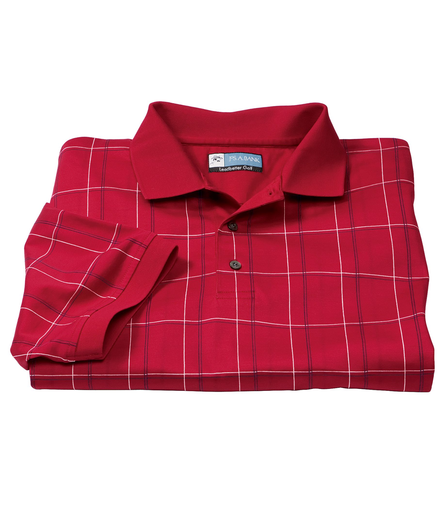 Leadbetter Stays Cool Windowpane Polo