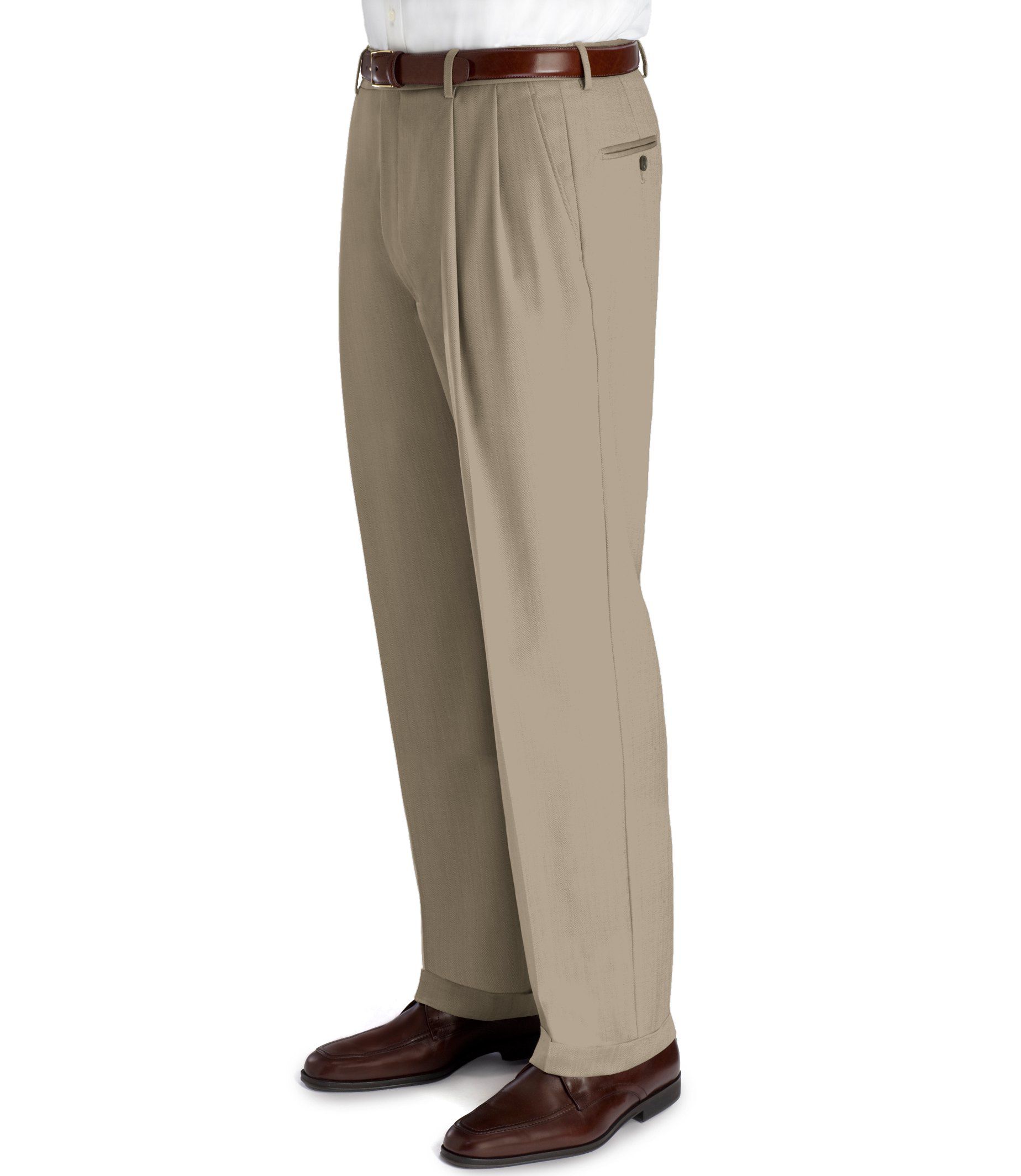 Joseph Pleated Front Wool Trousers
