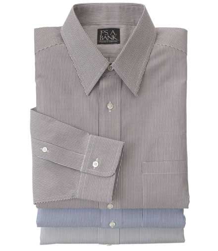 Traveler Fine-Line Point Collar Dress Shirt
