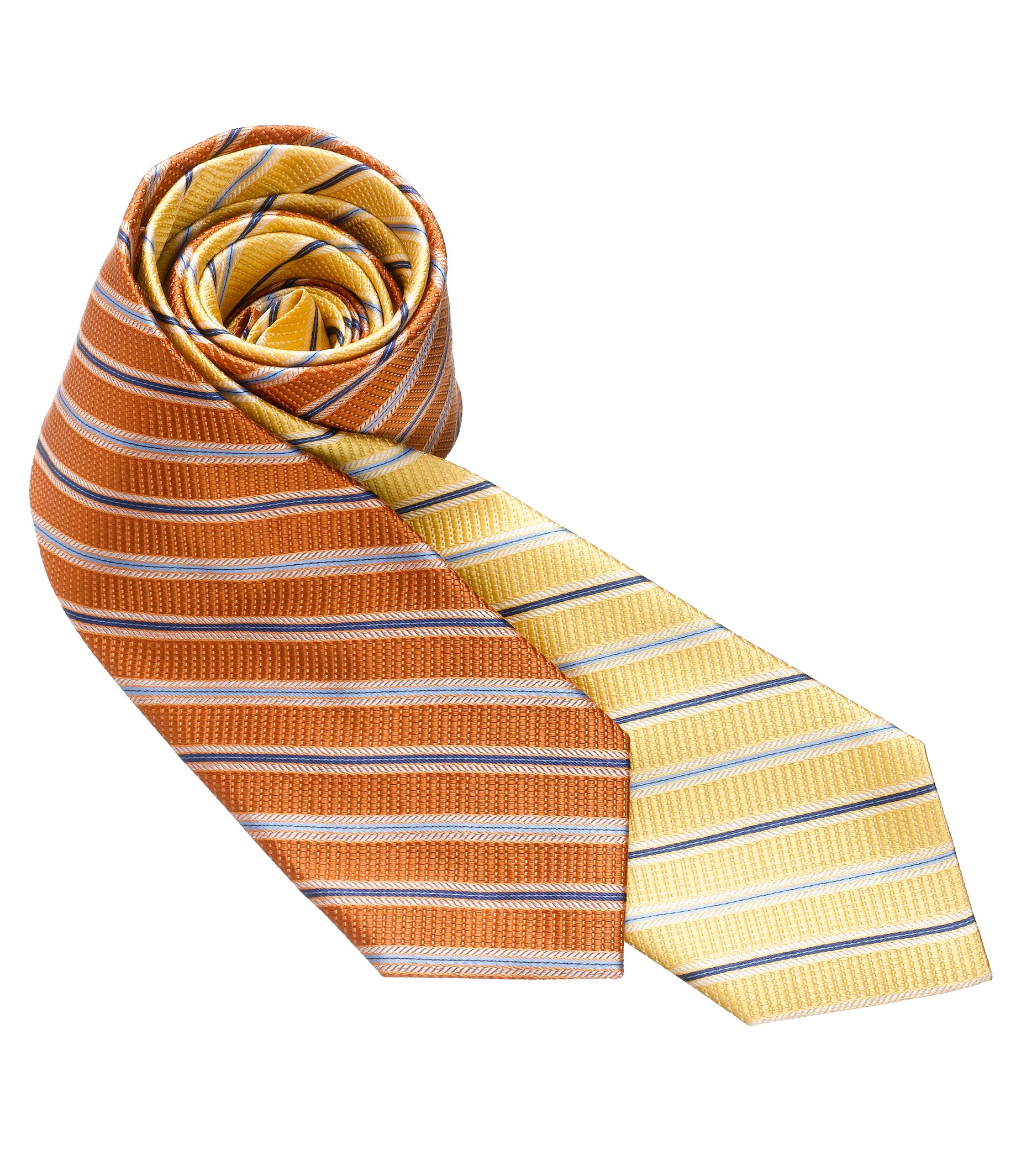 Textured Stripe Long Tie
