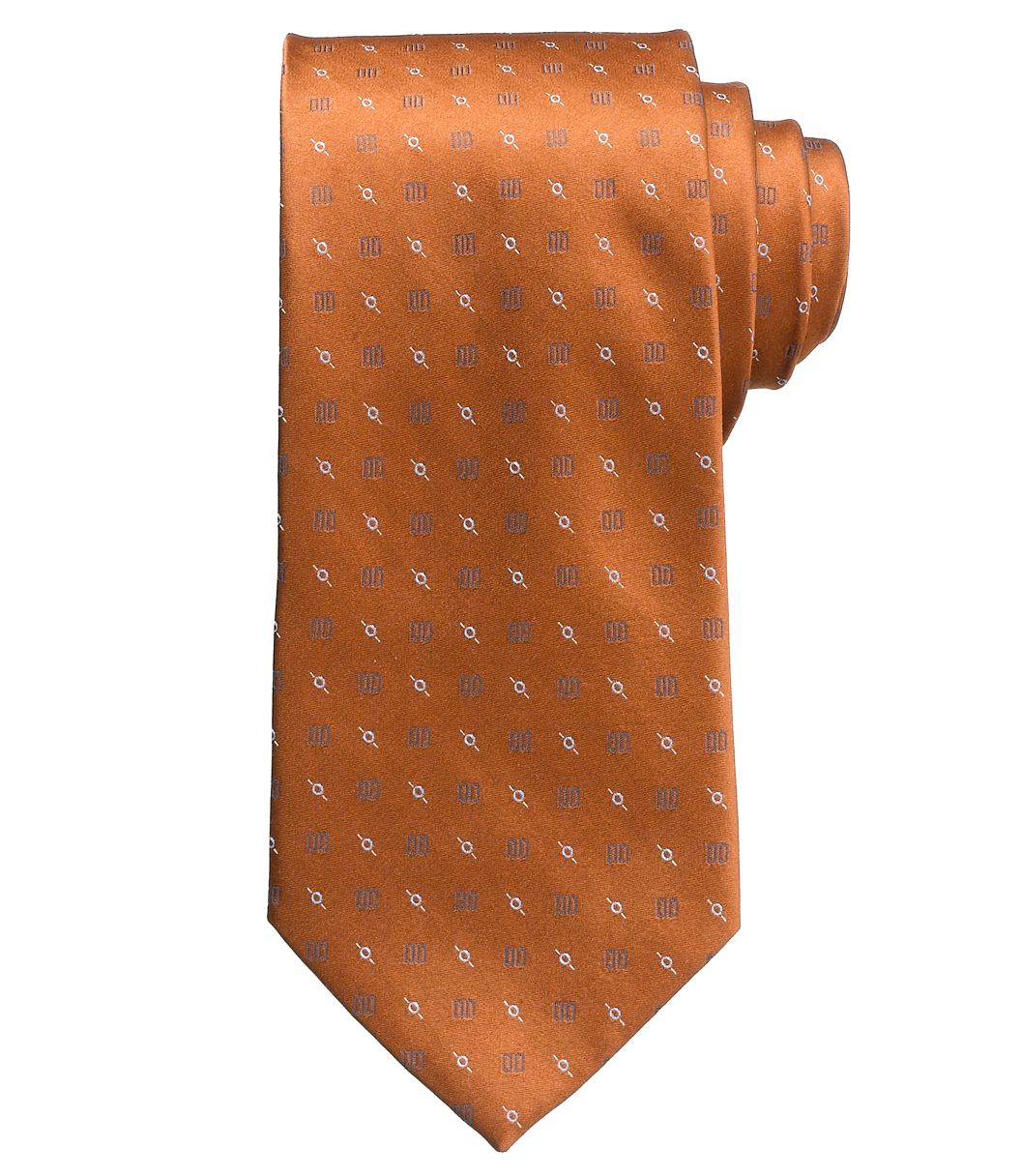 Joseph Satin Double Circles Tie
