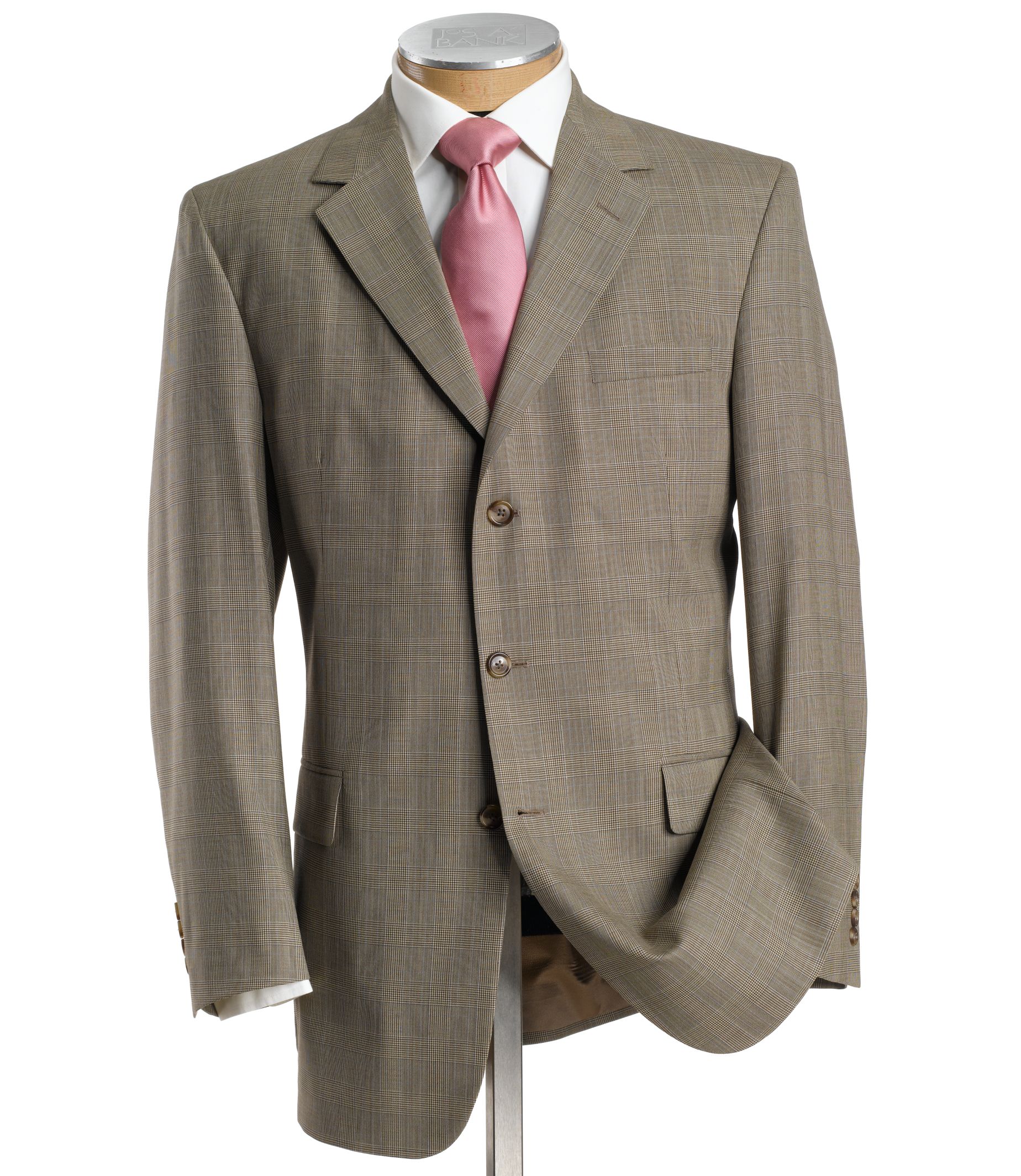 Stays Cool 3-Button Wool Suit

