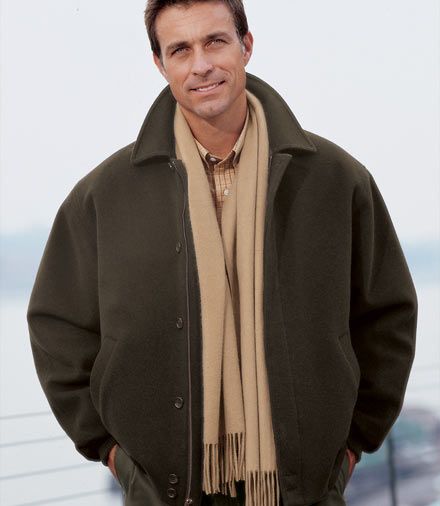 All-Weather Wool Bomber Jacket