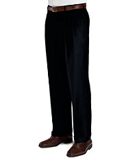Traveler Collection Traditional Fit Pleated Front Men's Suit Separate Pants