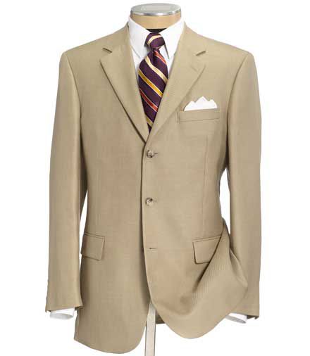 JosBank : Executive 3-Button Wool Blend Twill Sportcoat : Men's clothing (dress & casual) > Blazers