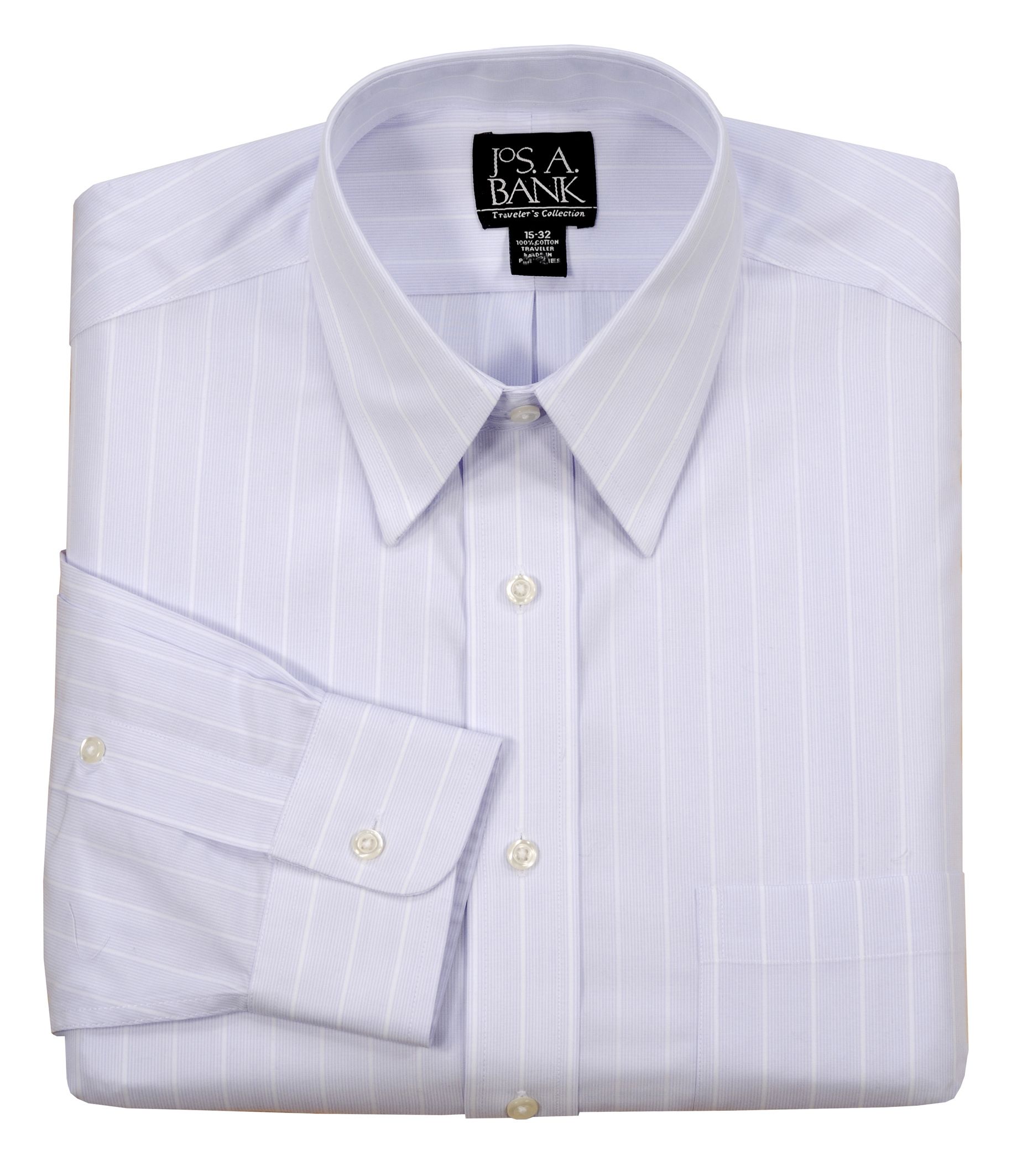 Traveler Wrinkle-Free Point Collar Dress Shirt- 2 for $129.99