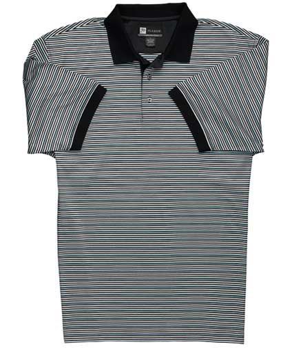 David Leadbetter Stays Cool Feeder Stripe Polo
