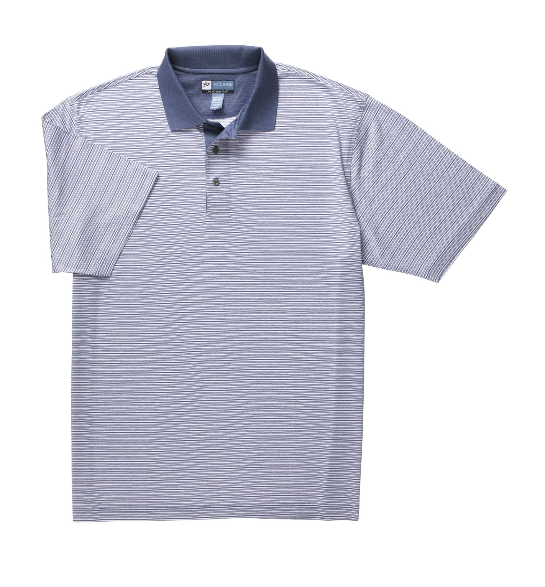 David Leadbetter Stays Cool Pattern Polo
