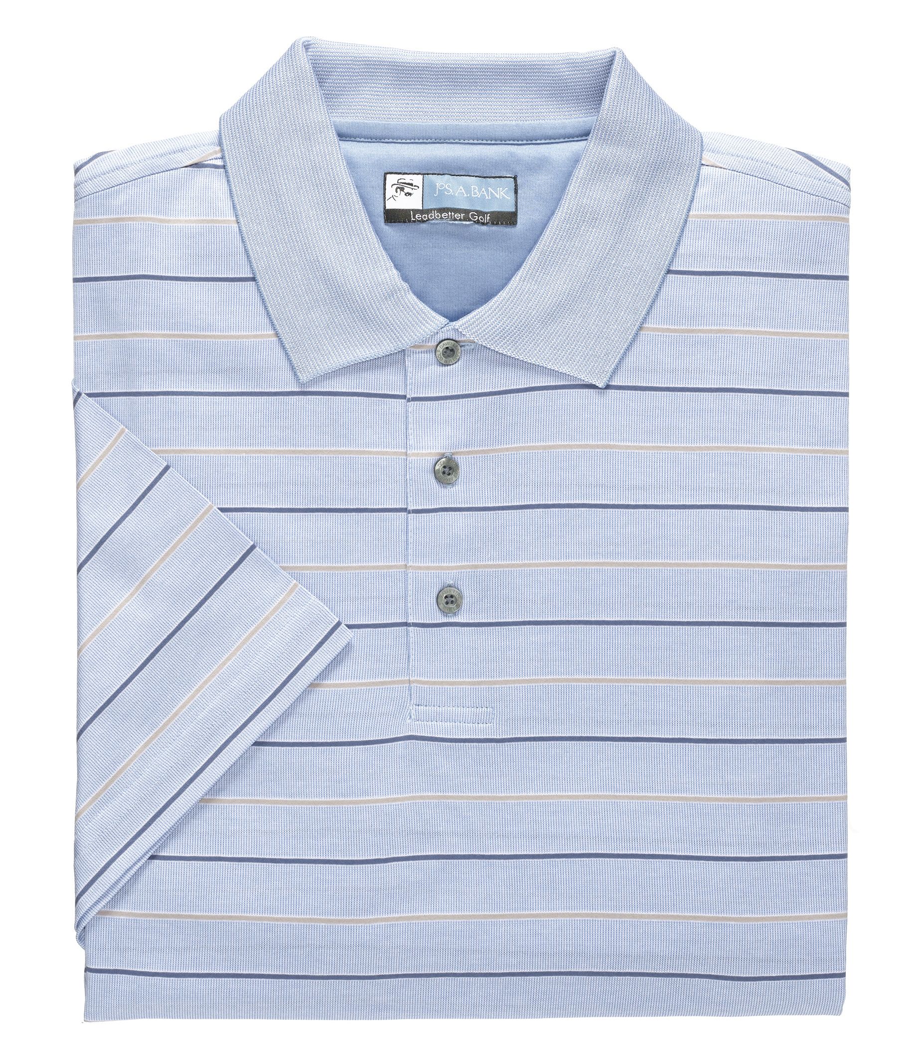 David Leadbetter Stays Cool Pattern Golf Polo