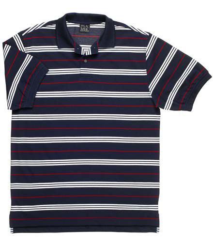 Traveler Multi Stripe Short Sleeve Polo
