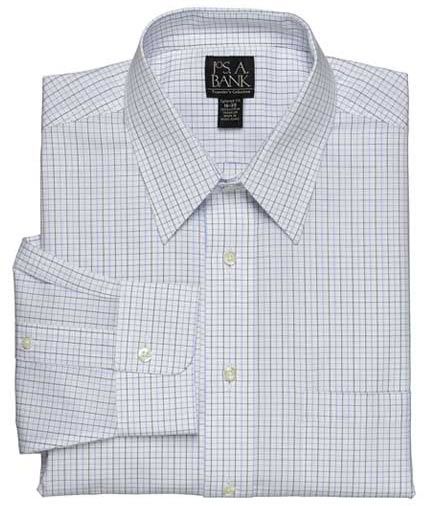 Traveler Point Collar White Ground Dress Shirt- Buy 4, Get 50% OFF!
