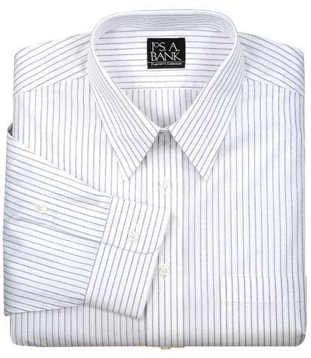 Traveler Point Collar Stripe Dress Shirt Big/Tall- Buy 4, Get 50% OFF!
