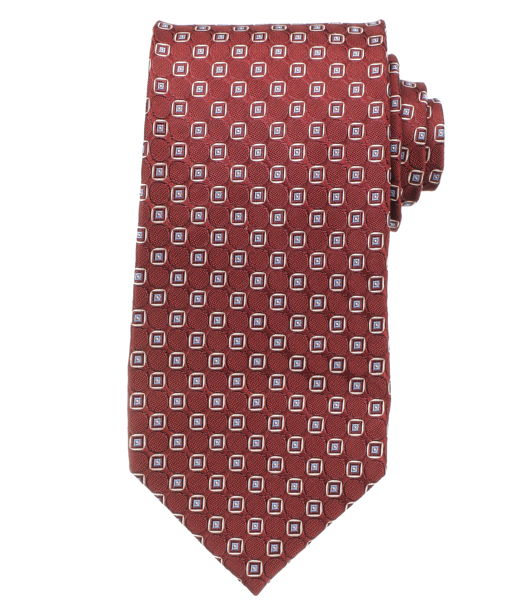 Small Squares Long Tie
