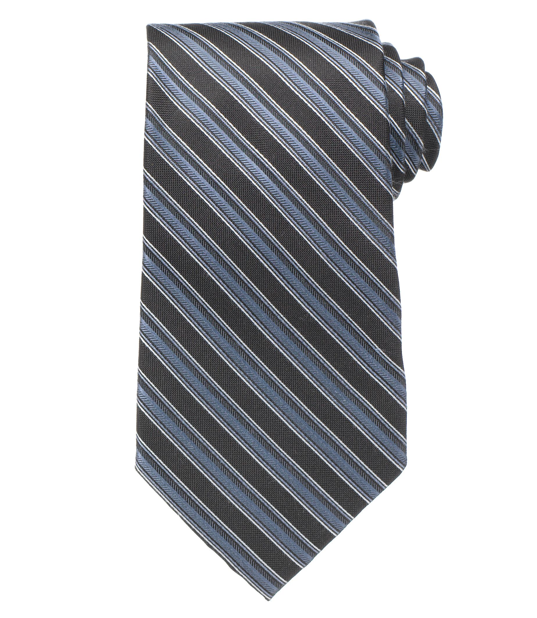 Joseph Satin Stripe Tie